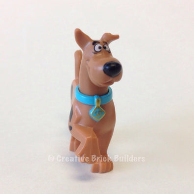 LEGO Minifigure-Scooby-Doo: Walking with Medium Azure Collar (Dog Great Dane)-Scooby-Doo-21042PB01C1-Creative Brick Builders